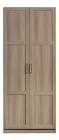 2-Door Storage Cabinet With Adjustable Shelves, Oak Finish Sauder