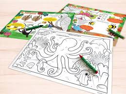 Make a fun coloring book out of family photos wi. Restaurant Colouring Boards Sheets Crayons Activities Keeko Kids