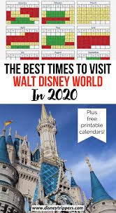The Best Times To Visit Walt Disney World In 2020 Disney World Crowd Calendar Bes Disney World Crowd Calendar Disney World Trip Disney World Tips And Tricks