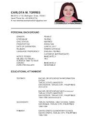 Is mentioning expected salary in resume good? Carlota M Torres Updated Resume
