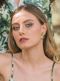 Pendientes Raida con malaquita