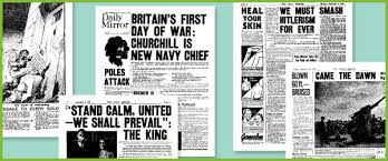 Nursery rhyme newspaper (judith brayshaw) doc; Early Learning Resources World War Ii Historic Newspaper Reports Second World War Newspaper Articles