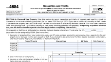 IRS Form 4684 walkthrough (Casualty & Theft Losses) - YouTube