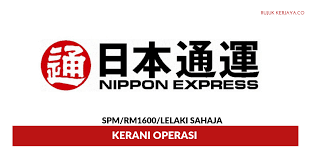 (nts) specializes in land transportation; Nippon Express M Sdn Bhd Kerja Kosong Kerajaan