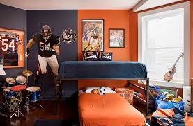 Great for the kids room, man cave or where ever you want! 47 Really Fun Sports Themed Bedroom Ideas Home Remodeling Contractors Sebring Design Build