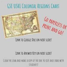 Gse Ssush1 Colonial Regions Chart Google Docs 100 Editable