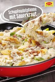 Herzhafte Schupfnudelpfanne Mit Sauerkraut Rezept Sauerkraut Rezepte Gesunde Rezepte