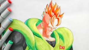 Dragon ball z androids saga android 16 irwin toys (2001) series 6 figure. Drawing Android 16 Dragon Ball Z Youtube