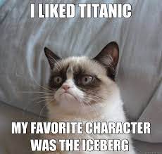Cat Grumpy Cat Quotes Titanic Ok Pictures Grumpy Cat Humor Grumpy Cat Quotes Grumpy Cat Meme