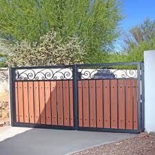 Habiller un portail en fer. Comment Habiller Un Portail En Fer Avec Du Bois