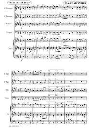 The title is taken from its opening latin words, te deum laudamus, rendered as thee, o god, we praise. Prelude Te Deum M A Charpentier Sheet Music For Timpani Organ Trumpet Mixed Quartet Musescore Com