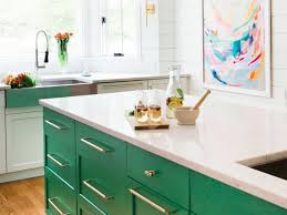 15 kitchens with bright green cabinets