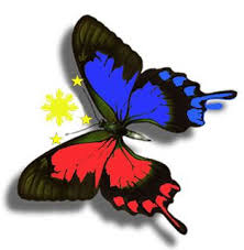 Black And White Butterfly Meaning Tagalog Pinoy Expats Ofw Blog Awards Inc Peba April 2009 Filipino Tattoos Filipino Art Philippine Flag