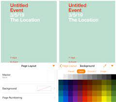 How To Change The Document Background Color In Pages First a background photo followed by a foreground photo.
