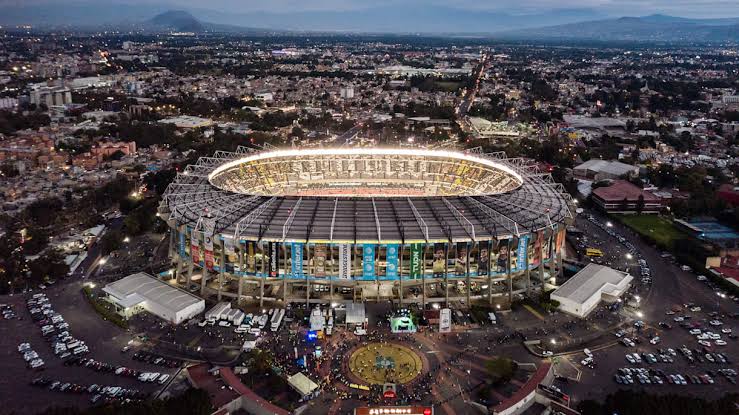 मेक्सिको सिटी का ऐतिहासिक एस्टाडियो एज़्टेका (Estadio Azteca), AI generated
