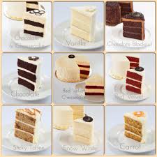 Larger on the bottom up to a small personal pie on the top. 17 Wedding Cake Flavors