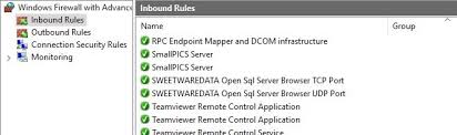 Image result for windows firewall inbound rule
