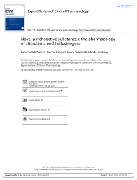 Its contents can cause its predators to hallucinate. Pdf Novel Psychoactive Substances The Pharmacology Of Stimulants And Hallucinogens