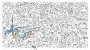 poster a colorier xxl paris omy design play blanc noir made in coloriage ampoule gratuit