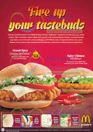 Alibaba.com offers 1,534 chicken spicy products. Mcdonald S New Grand Spicy Chicken Mcdeluxe Burger 23 May 2013