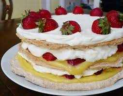 Strawberry Lemon Dacquoise Dacquoise Eat Dessert Strawberry Lemon