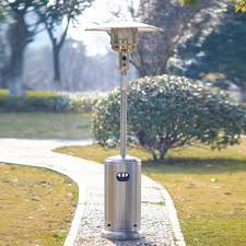 Clothes dryers cost much more to run than your air conditioner, starting at $0.50 and typically costing anything up to $3.14 per hour to run. Hampton Bay 48000 Btu Stainless Steel Patio Heater Nczh G Ss The Home Depot