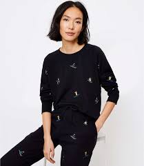 Lou Grey Ski Terry Sweatshirt These 20 Loft Pieces Will Take Your Winter Closet Up A Notch Popsugar Fashion Photo 7