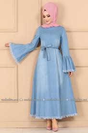Moda Selvim Puskul Detay Kot Elbise Ast2024 Acik Kot Muslim Fashion Outfits Simple Dresses Hijabi Fashion Casual