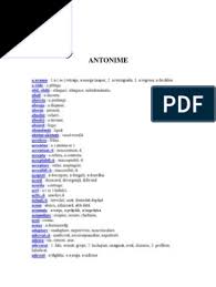 Un dictionar de sinonime online este util oricui, dar in mod special celor care fac din scris o arta. Antonime Sinonime