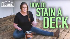 Painted wood deck deck refinishing deck repair deck colors deck stain colors deck refinishing a deck looks intimidating, but can be easy with the right tools. How To Clean Seal Or Stain A Deck Lowe S