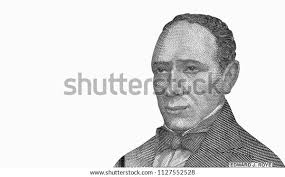 President Edward James Roye Portrait Liberia Foto de stock 1127552528