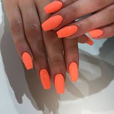 Image in nails collection by jill on we heart it. Summer Nails Orange