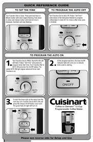 Remove and ﬁll water reservoir for number of cups you're brewing. Cuisinart Coffee On Demand Quick Reference Manual Pdf Download Manualslib