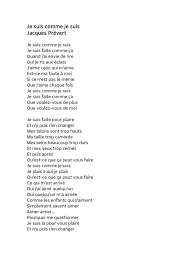 Tout le monde me regarde a travers mon innocence je pense qu'ils me charment ma maîtresse d'école m'a dit que j'étais chez moi mais mon papa lui je suis noir je suis beur je suis jaune je suis blanc je suis un être humain comme toi je suis chez moi fier d'être français d'origine guinéenne fier. Je Suis Comme Je Suis