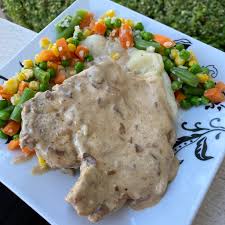 Bake 20 minutes or until chops are done. Easy Pork Chop Casserole Recipe Allrecipes