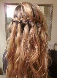 Easy Braided Hairstyle Ideas Wedding Hairstyles For Long Hair Hair Styles Waterfall Braid Hairstyle
