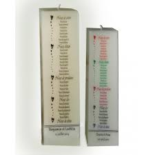 C'est votre anniversaire de mariage, de rencontre ou de pacs ? Bougie Anniversaires De Mariage 20 Ou 24 Cm Cadeaux Pour Toi Et Moi