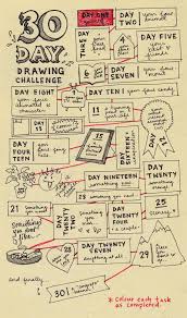 Have A Month Full Of Fun Drawing With Your Kids And This Nifty Task List This Idea Before Our Daug 30 Day Drawing Challenge Drawing Challenge Art Prompts