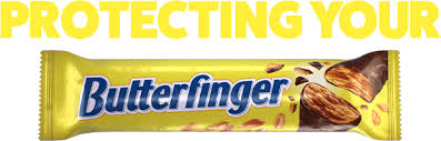 The butterfinger stands rather unique compared to its more ordinary and tame chocolate bar brethren. Butterfinger Home