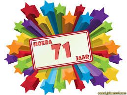 Jakosawi E Cards 71 Jaar Sterren