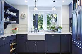 If updating the bones of your kitchen isn't in the budget right now, you can still incorporate plenty of cerulean accents in your decor. Beautiful Blue Kitchen Cabinet Ideas