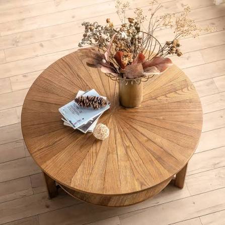 Wayfair Organic Modern Solid Wood Coffee Table