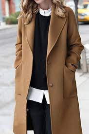 Find camel colour coat from a vast selection of clothes, shoes & accessories. Winter Chic Ladies Single Breasted Lapel Collar Warm Long Woolen Coat Beautifulhalo Com
