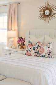 Drew Barrymore Walmart Flower Home Collection Master Bedroom Makeover White Tufted Bed Home Decor Bedroom Bedroom Makeover Bedroom Makeover Before And After