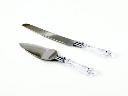 Amazon Com Sparkles Make It Special Wedding Cake Knife And Server Set Silver Ringed Faux Crystal Handle Kitchen Dining Wedding Cake Knife Server Set Silver Rings Cake Knife