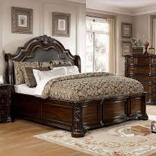 Elegant cal king bedroom sets. Niketas Cal King Bed Brown Cherry California King In 2021 Bedroom Set Furniture Tufted Headboard Bed