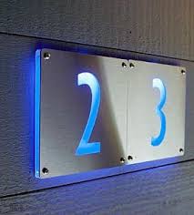 Images Illuminated House Numbers Illuminated Signs Address Plaque