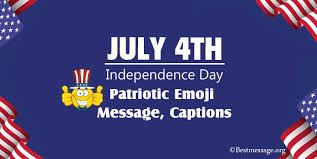 Maybe you would like to learn more about one of these? Happy 4th Of July Emoji Message Patriotic Captions