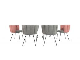 Die konsequente weiterentwicklung der kernkompetenz sitzmobel hat seitdem viele erfolgreiche kff stuhle hervorgebracht. Kff Gaia Stuhle In Stylischem Kordstoff Leder Mix Grau Und Rose Im 6er Set Mit Mit Vier Fuss Gestell Kff Stuhle Kff Asco Izabela K