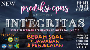 Ia mulai bekerja di negara indonesia yaitu di pt mobil bekas. Contoh Soal Integritas Kayak Gini Kupas Tuntas Soal Hots Cpns Twk Youtube